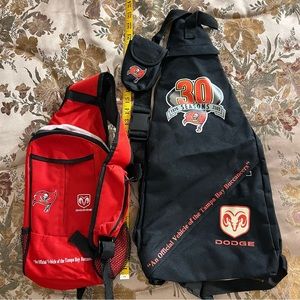 Pair of NWOT Vintage Tampa Bay sling backpacks